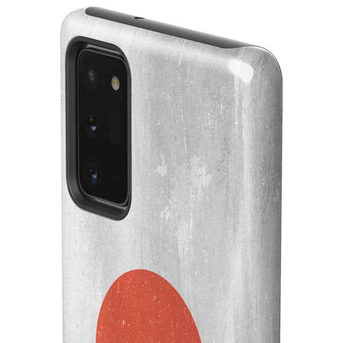 Japanese Flag Distressed Galaxy Note20 5G Pro Case